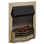 Dimplex Optiflame 3D Dumfries Antique Brass Electric Inset Fire
