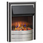 Dimplex Skeldon 3D Optiflame Inset Electric Fire Black / Chrome