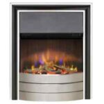 Dimplex Skeldon Optiflame Inset Electric Fire Black / Chrome