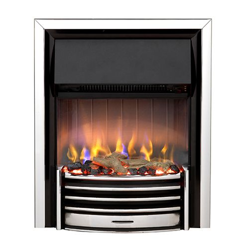 143446CP-1.jpg Dimplex Lerwick Electric Fire Chrome - Image 1