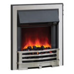 Be Modern Aspen 16" Elec Inset Fire c/w Spacer Chrome