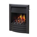 Be Modern Design Convect Deepline Gas Fire Slide Black Fascia