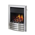 Be Modern Design Convect Deepline Gas Fire Slide B/Steel Fascia