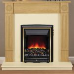 Be Modern Comet Electric Fire Black c/w Spacer Frame