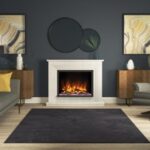 Be Modern 52" Cabrina Pryzm 5D 750P Marble Surround(Manila)(Inc MDF)