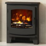 Be Modern Beacon Electric Small Inset Stove P2908 c/w Remote Black