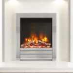 Be Modern Arteon 16 Inset Elec Fire - Inclu Ray Fascia In Chrome
