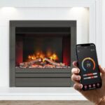 Be Modern Arteon 22 Inset Elec Fire - Inclu Ray Fascia In Black Nickel