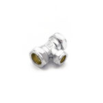 Prima Plus chrome comp reduced tee 22x22x15mm