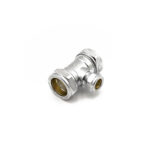 Prima Plus chrome comp reduced tee 28x28x15mm