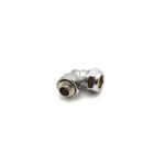 Prima Plus chrome comp bent tap connector 15mm x 1/2"
