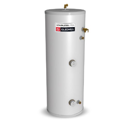 25836901-1.jpg Gledhill Stainless Lite Plus Direct 180 Litre EE Unvented Cylindr - Image 1