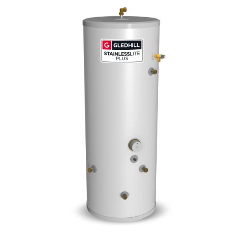25837401-1.jpg Gledhill Stainless Lite Plus Indirect 90 Litre EE Unvented Cylindr - Image 1