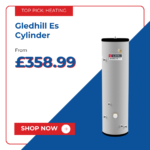 Gledhill 1200x450mm Copper Indirect Envirofoam Cylinder