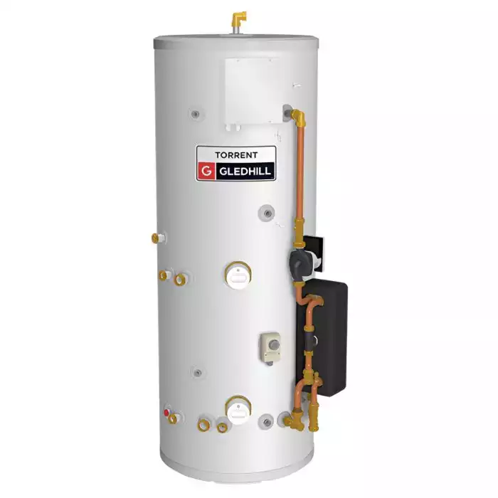 Product image for SKU 25838554 Gledhill Torrent Stainless 350 Litre Open Vent Cylinder - Image 1