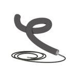 Nibe KVR10-10 F2040 Heated Condensate Water Pipe 1m