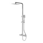 Fresssh Crystal II SQ Shower Set Chrome