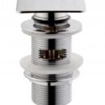 Pro 1.25 inch Slotted Basin Waste Large Square Click Plug