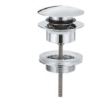 65807000 Click Waste Set Chrome