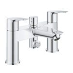 25217001 BauEdge Deck 2H Bath Shower Mixer Chrome