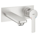 19409DC1 Lineare 2H W/Mounted Basin Mxr Trim - req 23571000 Supersteel