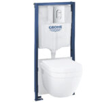 Rapid SL 4in1 - Frame Plate  Euro Wall Hung Pan  1.13m Chrome(2 Bxs)