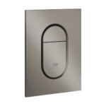 37624AL0 Arena Cosmo Small Flush Plate Brushed Hard Graphite