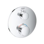 Grohtherm Thermostatic Trim 1 Outlet Round