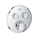 GRT SmartControl Trimset Round 2 Outlet  - req 35604 Chrome