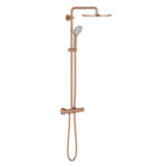 Euphoria Shower System Cooltouch 310mm head Brushed Warm Sunset