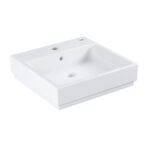 Grohe Cube Ceramic Washbasin Wall Hung 50cm White