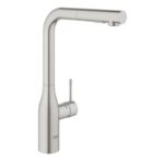 Grohe Essence New OHM Sink L-Spout Spray Super Steel