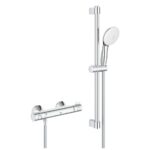 Grohe G800 Bar Valve & Rail Set Chrome Pro