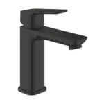 Cubeo M-Size basin mixer with smooth body - Phantom Black