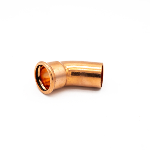 30076195-1.jpg PrimaPress Pressfit 45 deg Obtuse Street Elbow 42mm - Image 1