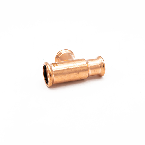 30076223-1.jpg PrimaPress Pressfit Reducing Tee 28 x 22 x 22mm - Image 1