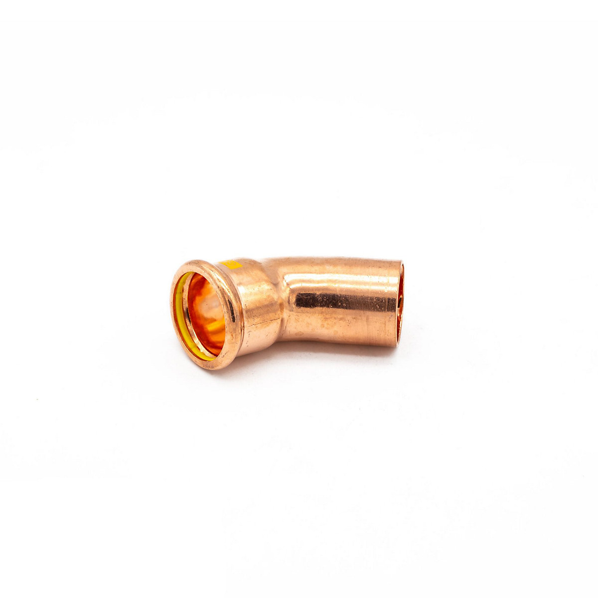 Product image for SKU 30076415 PrimaPress Pressfit 45 deg Obtuse Street Elbow 108mm - Image 1