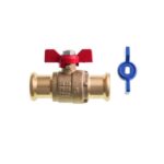 PrimaPress Pressfit 22mm Ball Valve  Butterfly handle