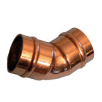 Prima Plus solder ring obtuse elbow 45' 54mm