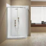 Merlyn Vivid Sublime 8mm 1Dr Offset Quad Panel 900mm Fixed (Box1of2)