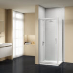 Vivid Black Hinge & Inline Side Panel 900mm