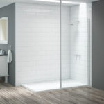 Vivid Black Showerwall 900mm
