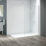 Vivid Black Showerwall 1000mm