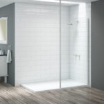 Vivid Black Showerwall 1200mm