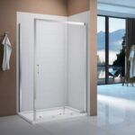 Vivid Black Slider 1400mm Fixed Panel(Box 1 of 2)