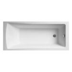 Trent Square SE Bath & Leg Set 1700x700mm NTH Bath