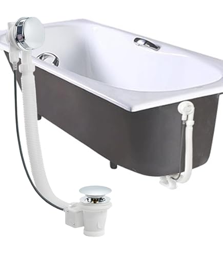 Product image for SKU 32988501 Fresssh v2 F/Standing Bath Trap With Plug - Image 1