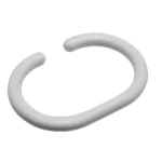 Croydex C Shaped Curtain Ring(pack of 12) - White