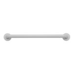 Croydex 450mm Stainless Steel Straight Grab Bar - White