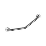 Croydex Stainless Steel Angled Grab Bar - Chrome